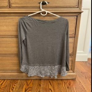 Maternity Peplum Long Sleeve Blouse